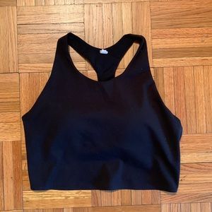 UNIQLO Black Tank Top Sports Bra
